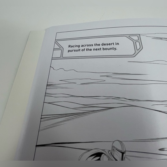 DISNEY: Coloring Book STAR WARS/MANDALORIAN:  Bounty on the Move. NEW. - Picture 6 of 8